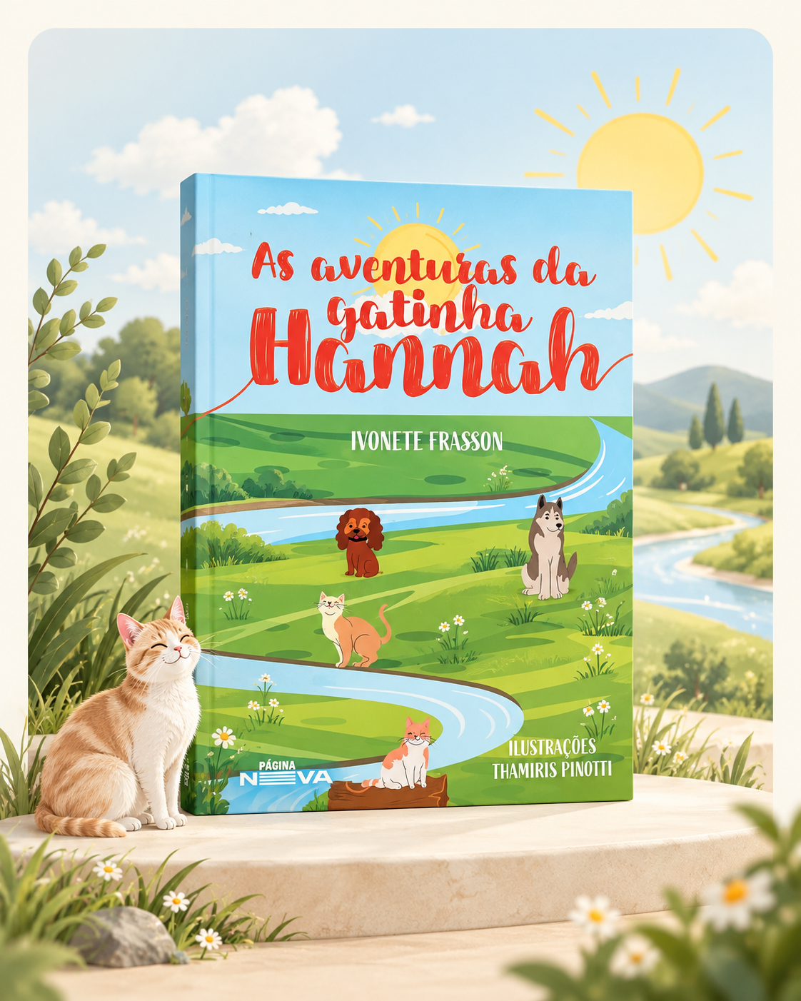 Capa de As aventuras da gatinha Hannah